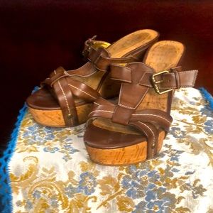 Guess wedge heel sandals